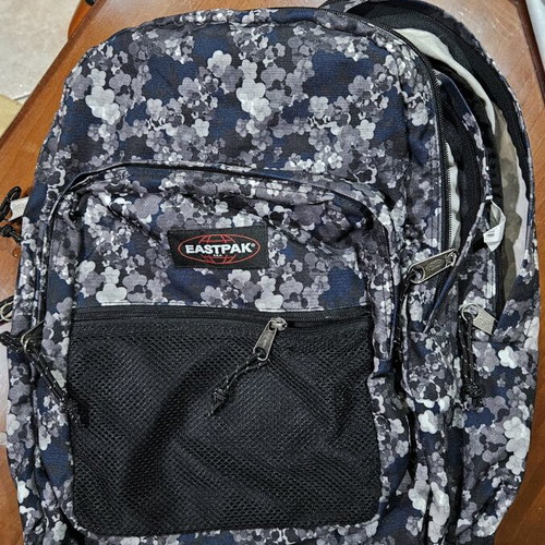 Eastpack school backpack large black and white like new
