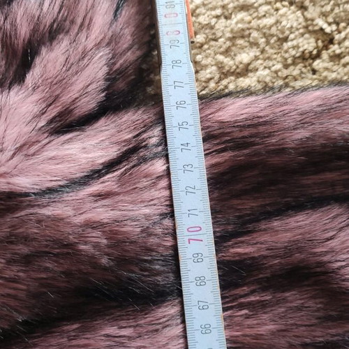 Shein synthetic fur 4XL purple black like new