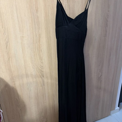 Toi&Moi satin dress used, black, size L