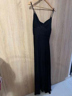 Toi&Moi satin dress used, black, size L