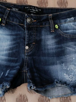 Philipp Plein σορτς μεταχειρισμένο, μπλε, no40