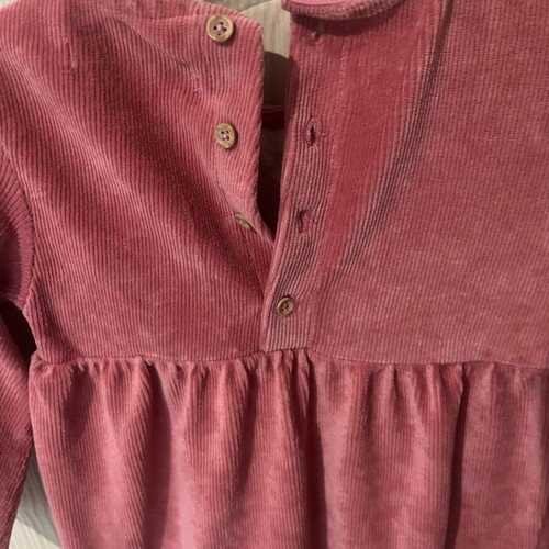 Energiers corduroy dress dark pink like new for 2-3 years old