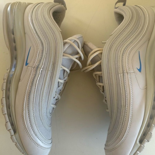 Nike Air Max 44.5 athletic shoes like new, white with blue