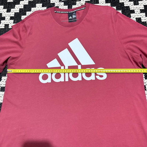 Adidas short-sleeve burgundy shirt like new, size L
