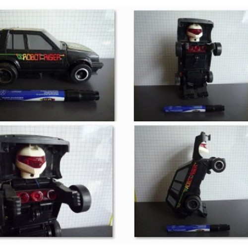 Dah yang toy Robot riser 1985 used transforming car