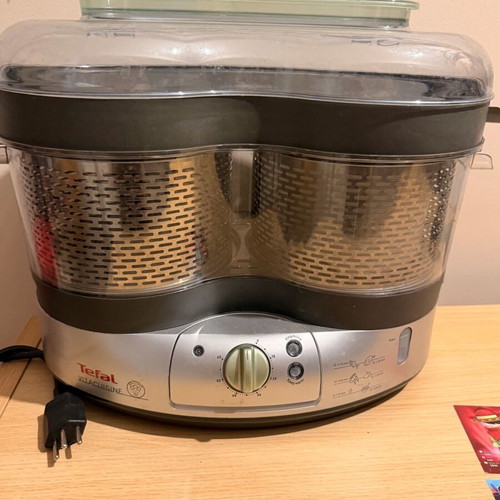 Tefal Vitacuisine double steamer Serie S06 like new with rice bowl