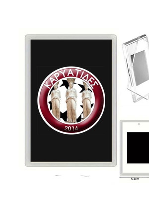 Καρυάτιδες Σπάρτης Μαγνητάκι ψυγείου καινούργιο, συλλεκτικό ποδοσφαίρου