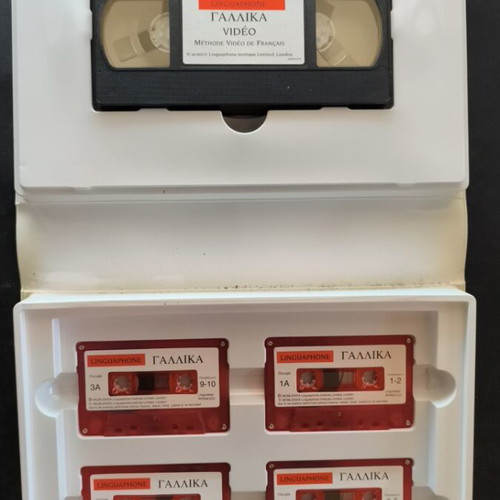 Linguaphone Speak French 4 cassettes and videocassette and book new