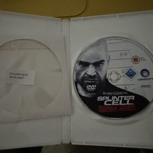 Splinter Cell Double Agent Hungary Version PC Game like new
