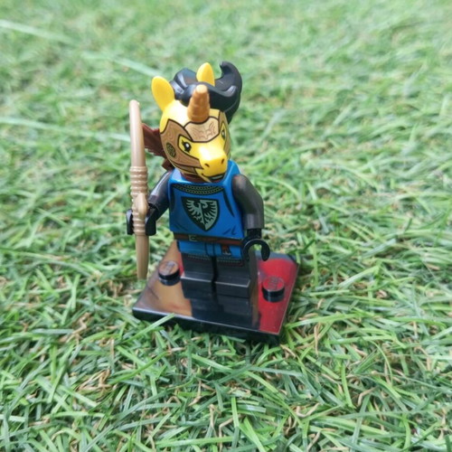 Lego Medieval Unicorn Archer like new Black Falcon