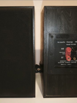 Acoustic Energy A100 speakers like new