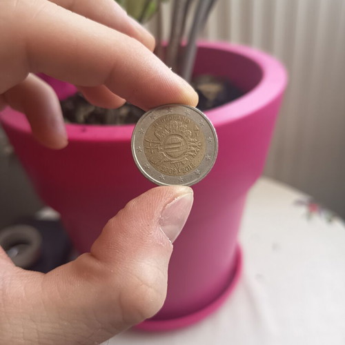 Netherlands 2 Euro Commemorative Coin 2012, 10 Years Euro Banknotes and Coins