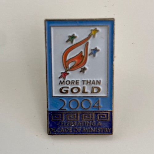 More Than Gold 2004 Olympic Games pin used