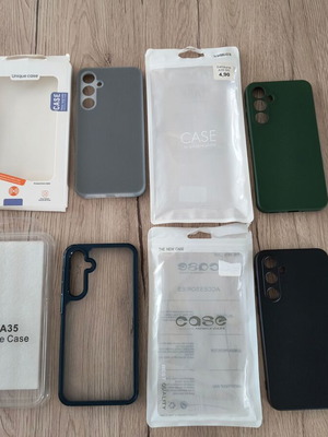 Samsung A-35 phone cases pack of 4 like new