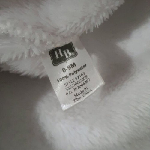 Baby bathrobe unicorn like new with hood size 0-9 months