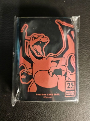 Charizard 25th Card Sleeves καινούργιο
