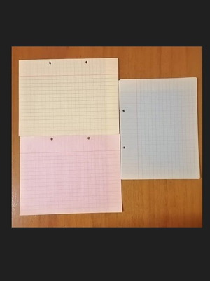 Vintage Colored Seyes French Ruled Paper Pack