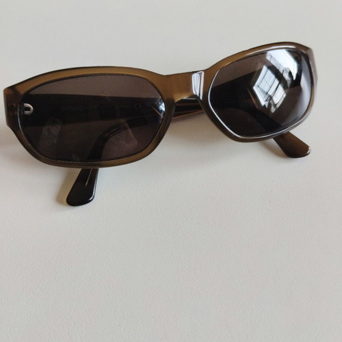 Yves Saint Laurent vintage retro sunglasses small brown Y803