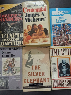 Old books used, various
