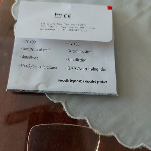 Dioptric lens used