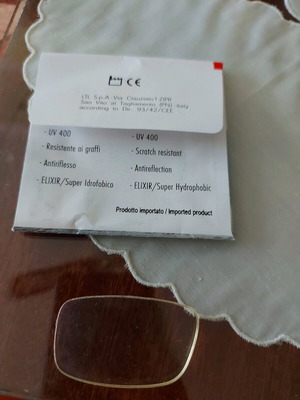 Dioptric lens used