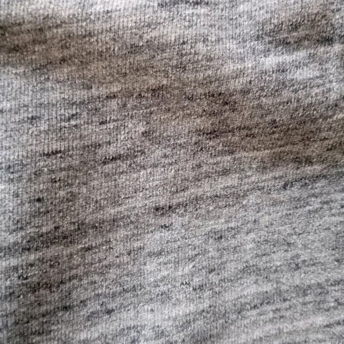 Gray harem-style sweatpants used, with zipper at the hem