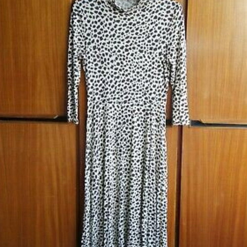 Mango midi dress animal print new, size Small