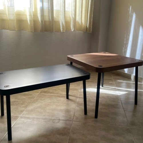 Set of 2 coffee tables, different sizes and heights