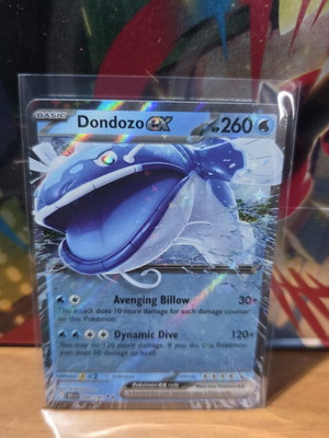 Pokemon Card Dondozo ex Double Rare SV10 Destined Rivals 066/182 like new