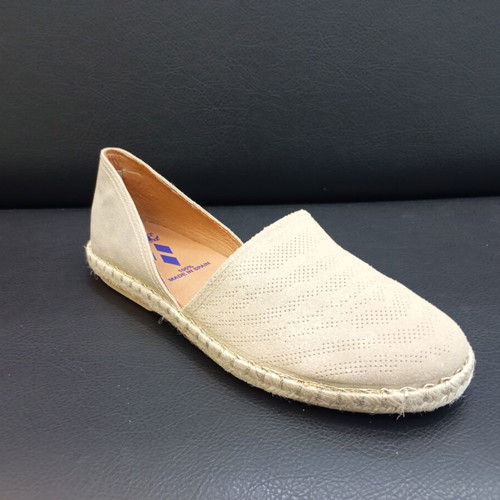 Ace espadrilles beige genuine leather new, size 40
