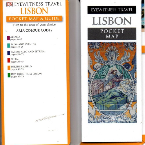 DK Eyewitness Pocket Map and Guide Lisbon new, English