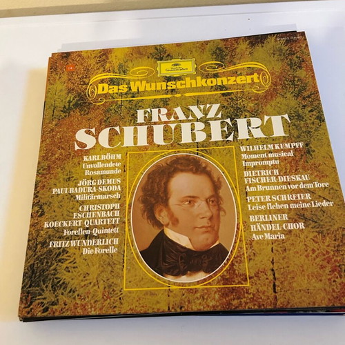 Das Wunschkonzert Franz Schubert vinyl record used, classical