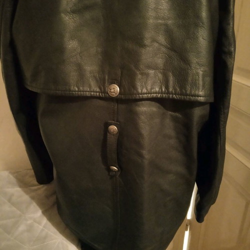 Booze leather women's coat used, black