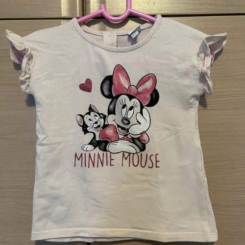 Short-sleeve t-shirts used, pack of 4, 18-24 months, Disney and Tommy Hilfiger