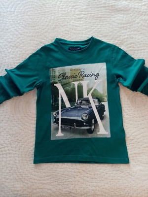 Nukutavake cotton t-shirt new, green, size 122 cm