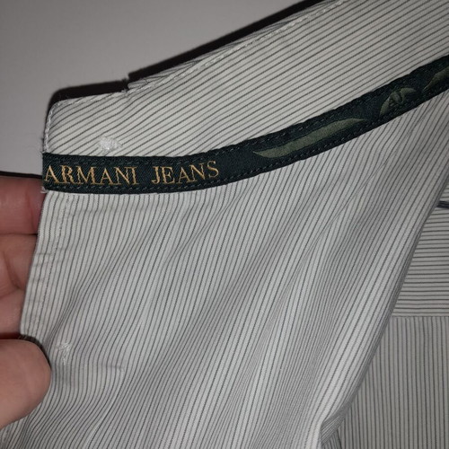 Armani Jeans shirt used, thin striped, size XL
