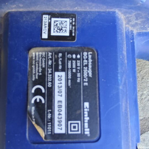 Einhell BG-EL 2500/2 E electric blower