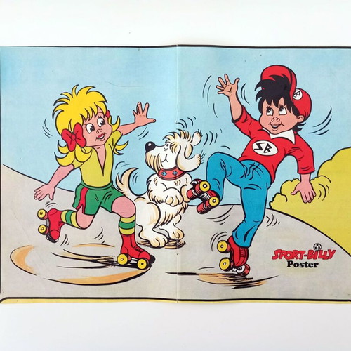 Sport Billy collectible posters used, set of 7 from the 80s