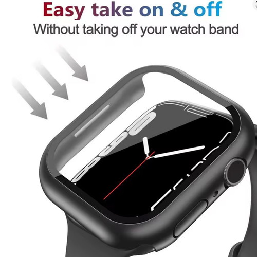 Apple Watch 45mm Tempered Glass Cases Bundle 29 Colors with 2 Gifts new