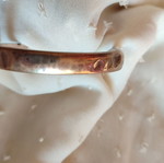 Silver 925 bangle bracelet with hinge mechanism