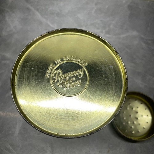 Vintage Tin Sugar Shaker Regency Ware used