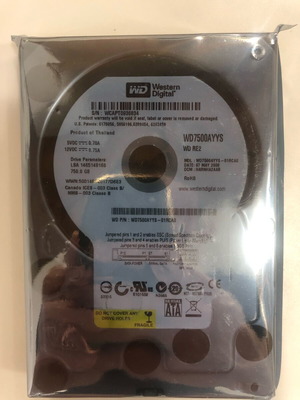 Western Digital 750GB 3.5" HDD new