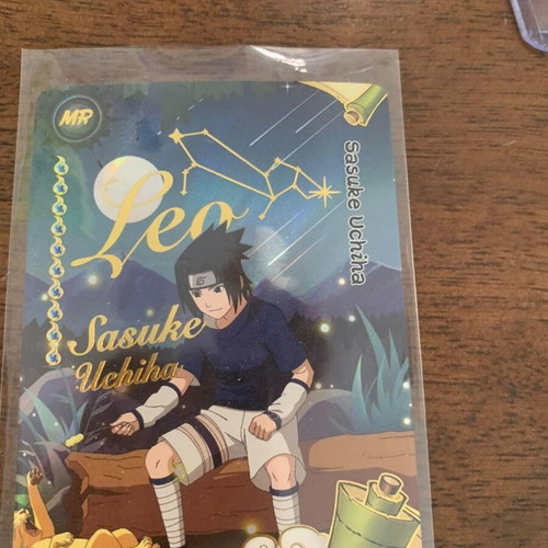 Sasuke Uchiha Leo Naruto collectible card like new
