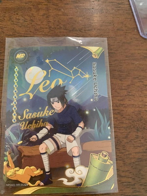 Sasuke Uchiha Leo Naruto collectible card like new