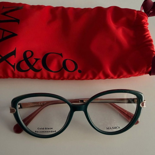 Max & Co plastic eyeglasses new green