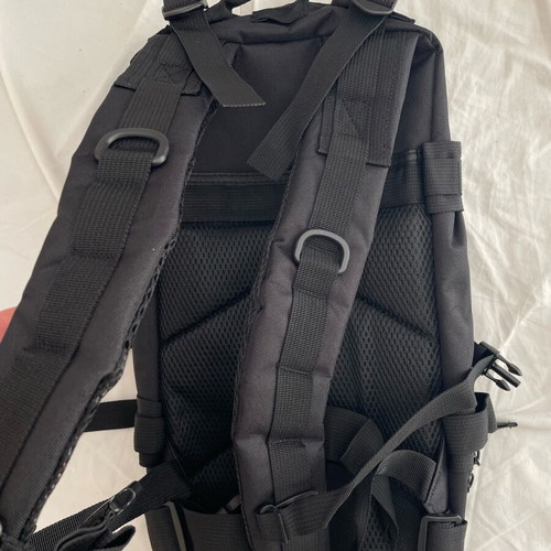 Backpack travel 20L like new, black tourist backpack