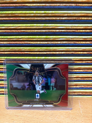 2025-26 Select Serie A Dusan Vlahovic Field Level Triple Colour Prizm card new
