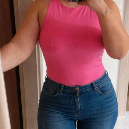 LC Waikiki crop top 96% cotton new, pink, size S