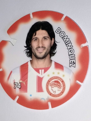 Chori Dominguez Olympiakos collectible tag