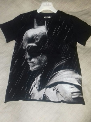 Sisley Batman T Shirt kids like new, black, size 128 cm